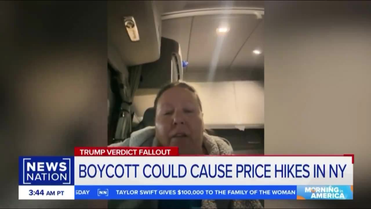 Female Trucker on Boycotting Deliveries to NY