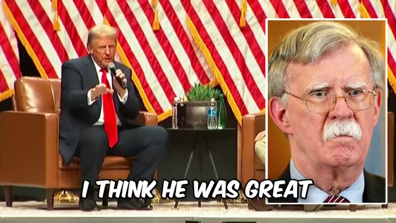 Trump absolutely rips "dope" John Bolton