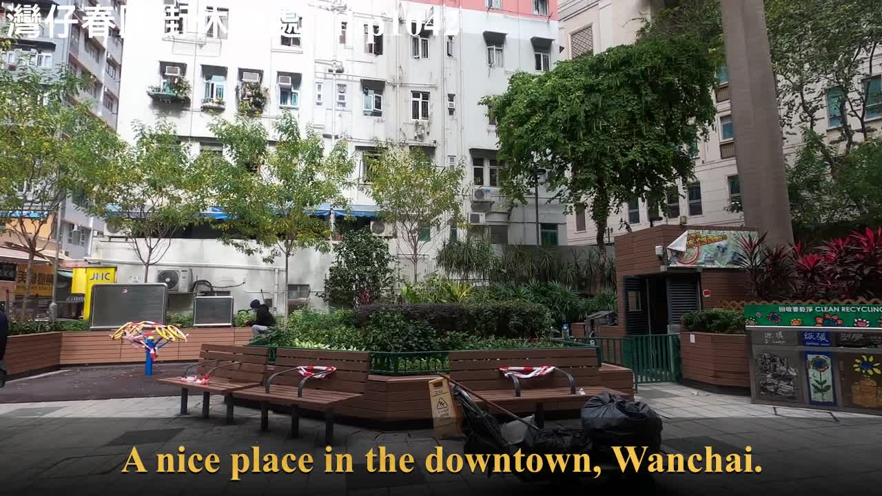 [鬧市中的綠洲] 灣仔春園街休憩處 Spring Garden Lane Sitting-out Area, mhp1042, Jan 2021