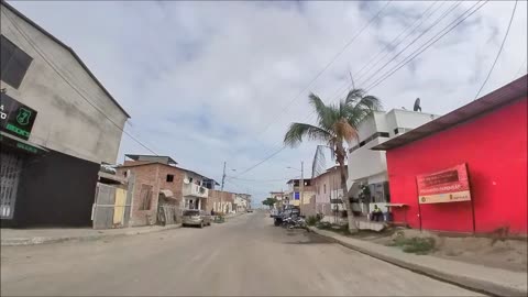 Running the Malecon in Crucita, Ecuador