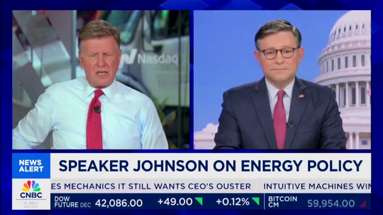 CNBC Host, Mike Johnson Express Concern That Harris 'Could' Win Without Doing More Interviews