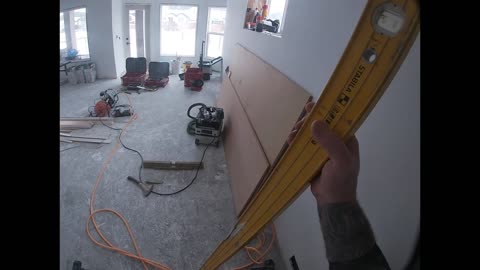 Installing a Door Frame in a Basement