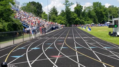 2021 KY Middle School Championship Girls 200m Dash Heats 1 - 4