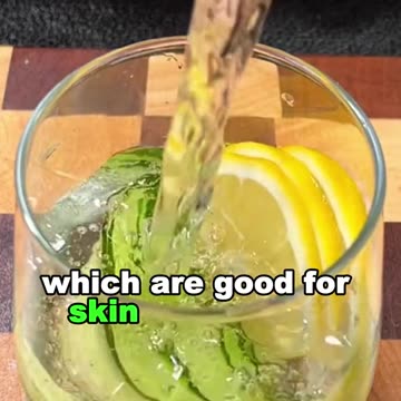 Drink lemon and cucumber water every night before bed?