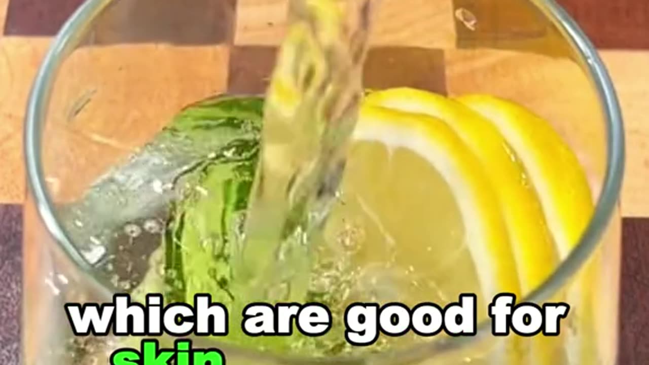 Drink lemon and cucumber water every night before bed?