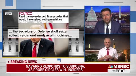 Subpoenaed Trump Aide Runs From Military And Elector Plots In MSNBC Interview