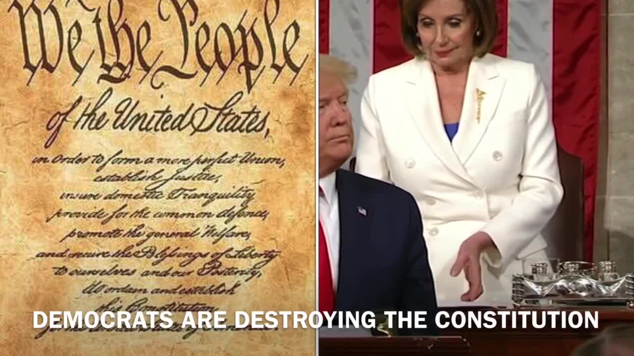 Nancy Pelosi Shredding The U.S. Constitution