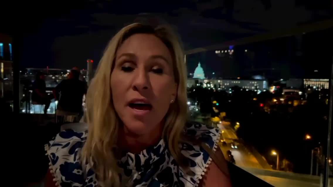 Marjorie Taylor Greene gives an update