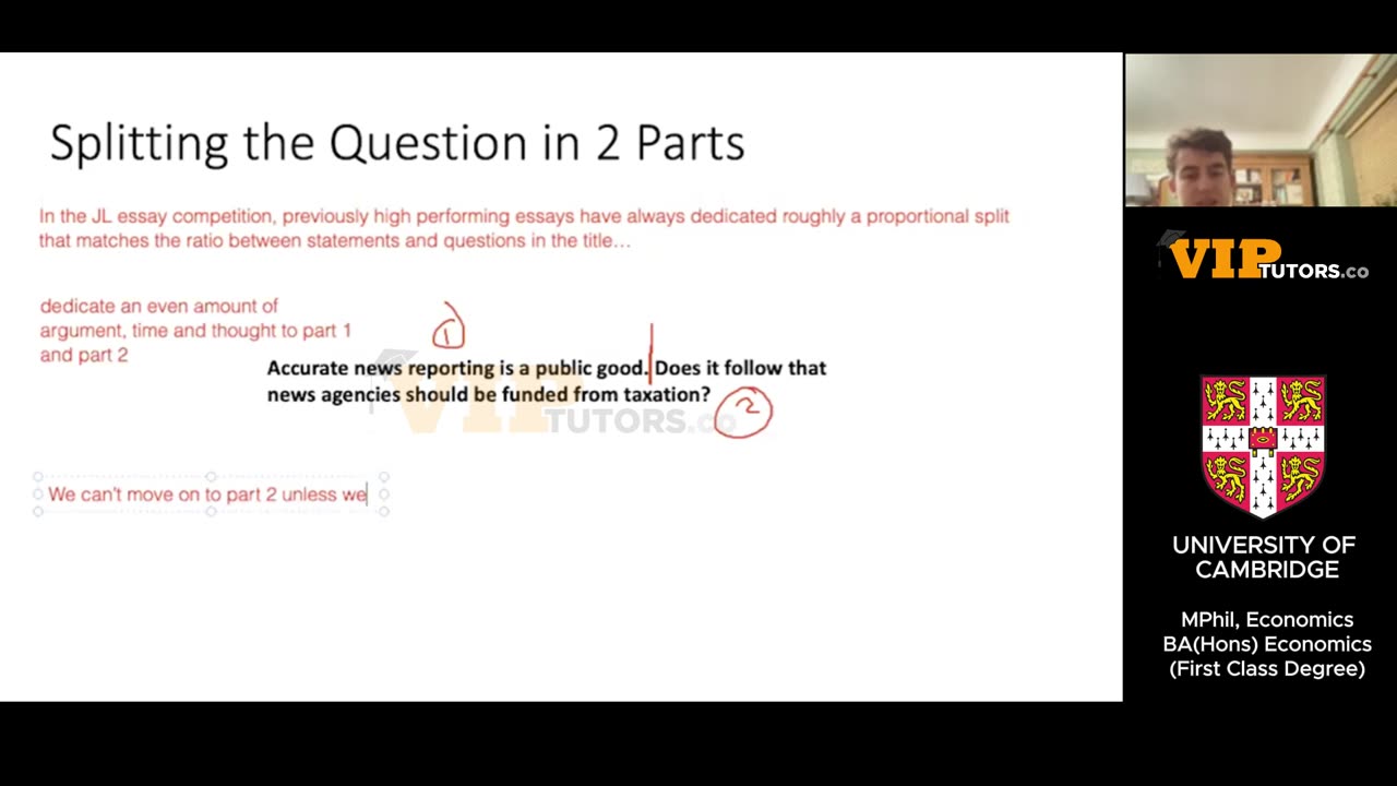 John Locke 2024 Economics Question 2 - Video 1 (Part 2 of 4)