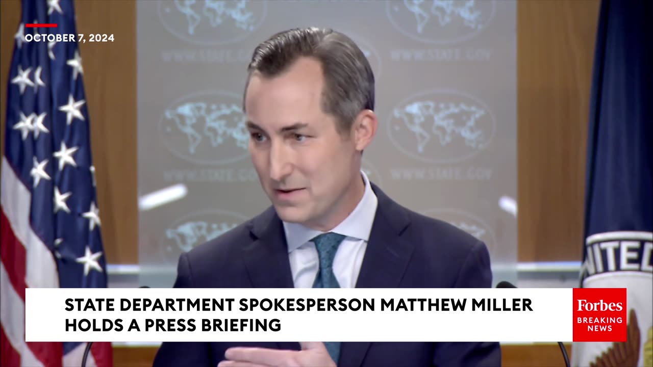 State Department Spokesperson Gives Update On Ceasefire Negotiations On October 7th Anniversary