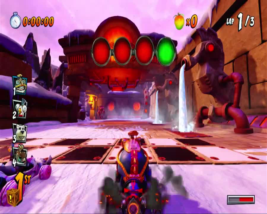 Crash Team Racing Nitro Fueled - Barin Ruins Mirror Mode Gameplay