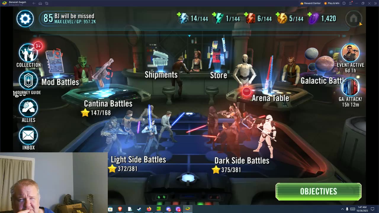 Star Wars Galaxy of Heroes F2P Day 170