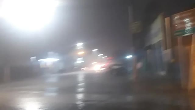 Chuva forte na cidade