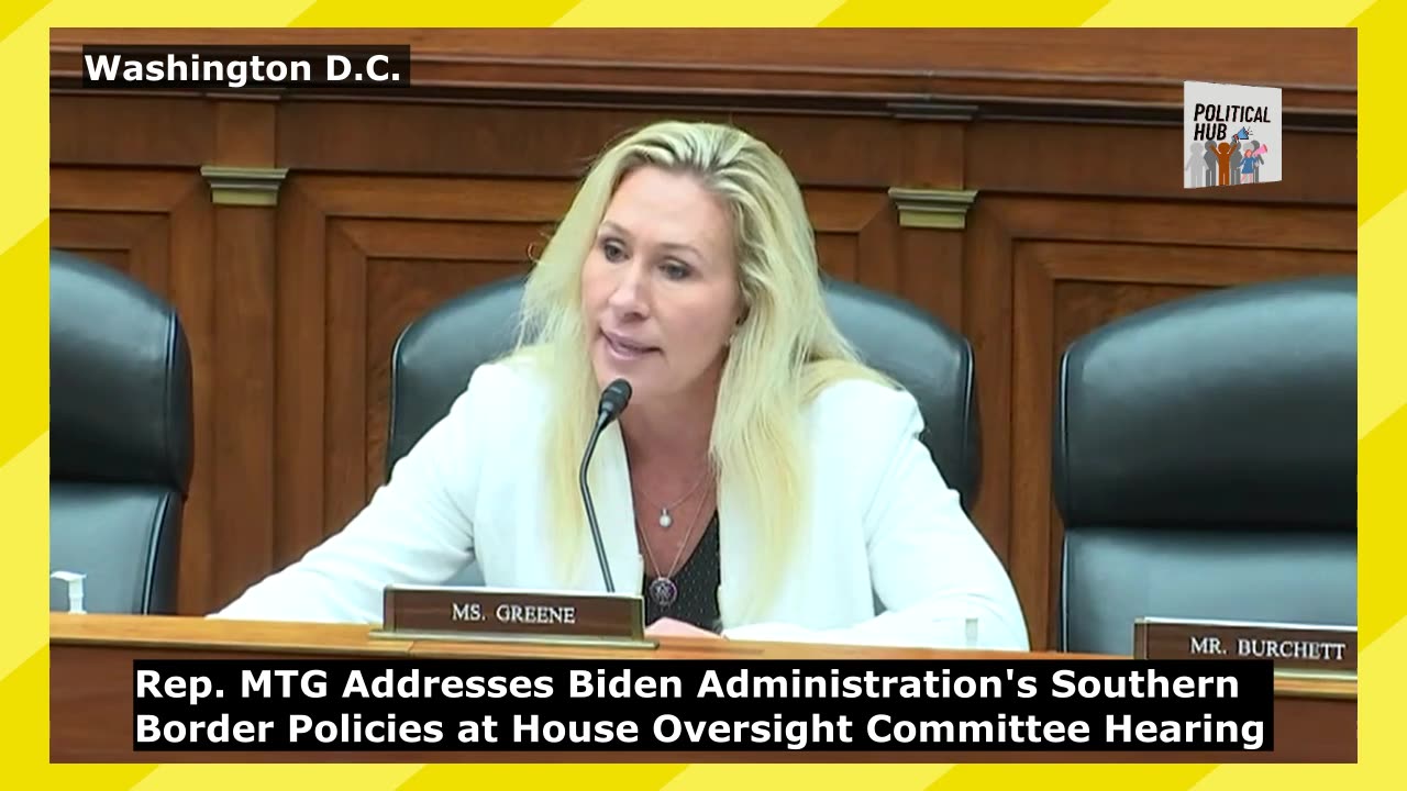 Rep. MTG Addresses Biden Administration's Southern Border Policies