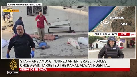 Heavy attacks on Kamal Adwan Hospital in Gaza