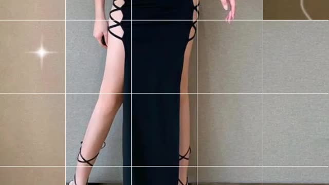 Sexi Aesthetic Hight Slit Dress