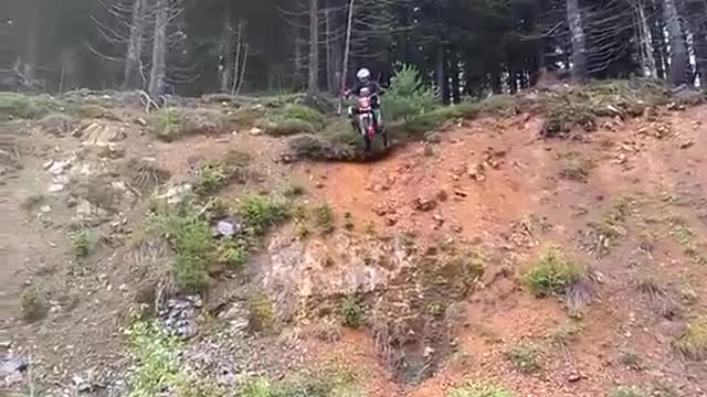 Dirtbike trial fail