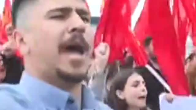 Anti-NATO Demonstration Breaks out Near Turkish Air Base