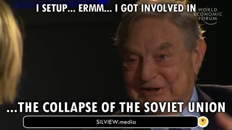 Soros taking credit for the Soviet Union collapse @ WEF's Davos 2013