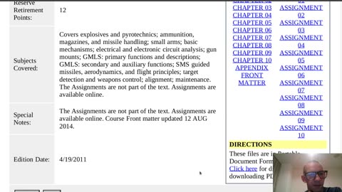 Summary of NAVEDTRA 14324A - Gunner's Mate (GM)