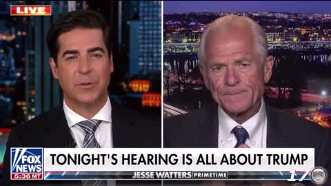 Peter Navarro says I’m just collateral damage in the quest to stop Trump.
