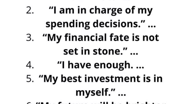 Money Affirmation | Law of attraction #moneyaffirmations