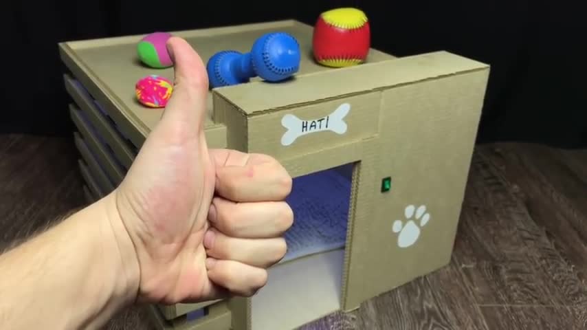 How to make Amazing Dog House From Cardboard !!