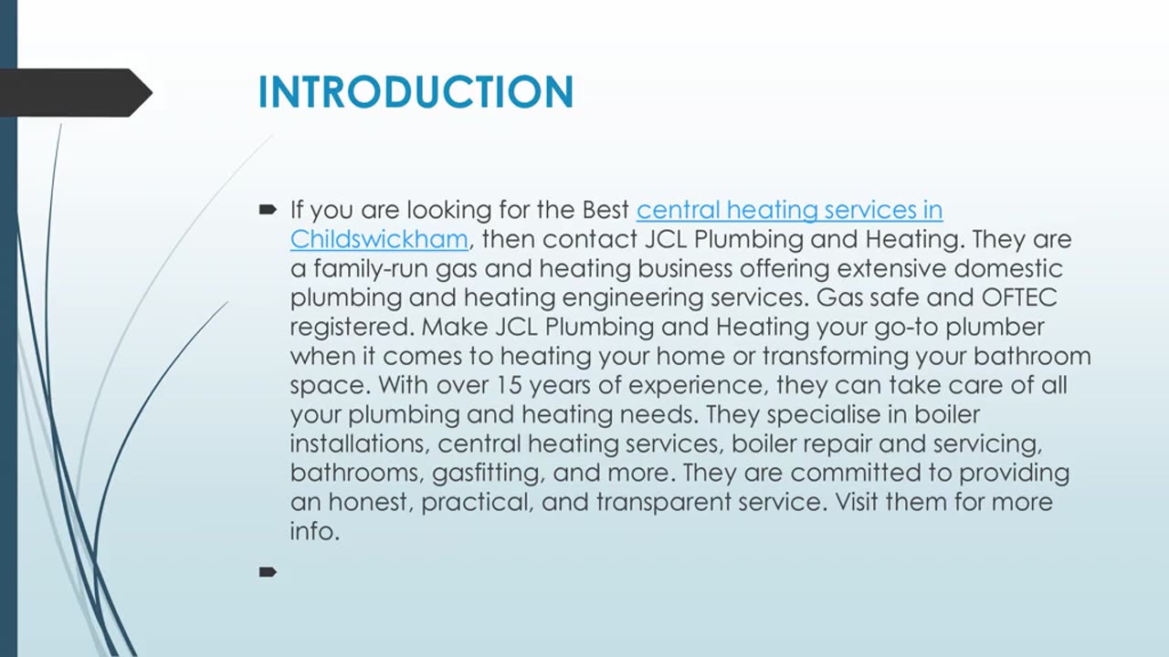 Get The Best central heating services in Childswickham.