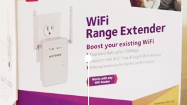 Cool Gadget - NETGEAR Wi-Fi Range Extender - Dual Band Wireless Signal Booster & Repeater