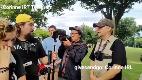 Washington DC 7.25.2022 LIVE 1776 Restoration Movement DAY 20 Counter Protesters & Ma