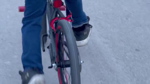 Learning to ride a bike