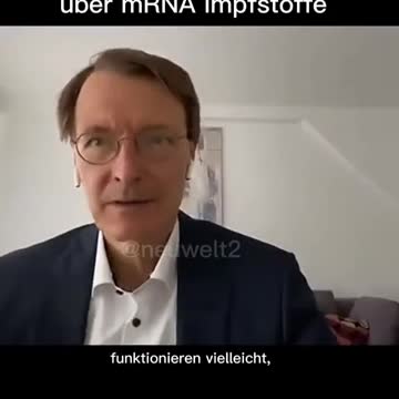 Lauterbach über mRNA Impfung