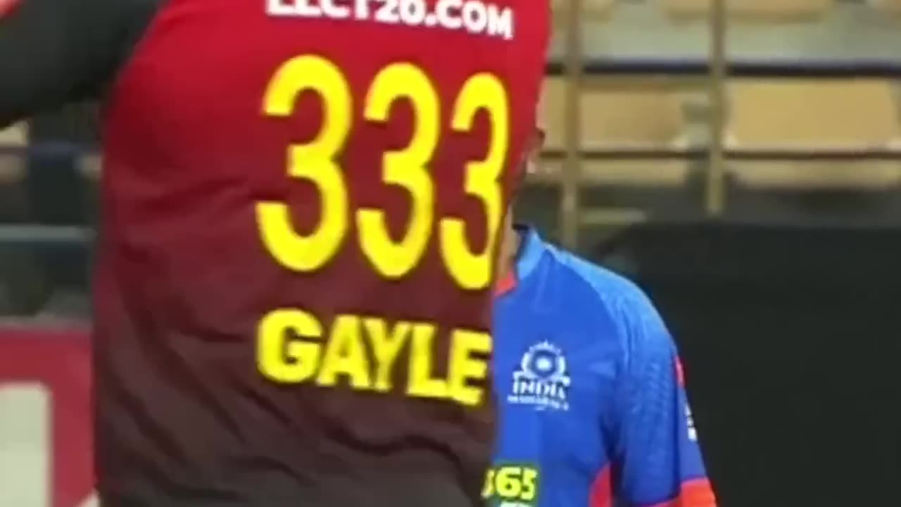 Gayle in his natural mood, as always