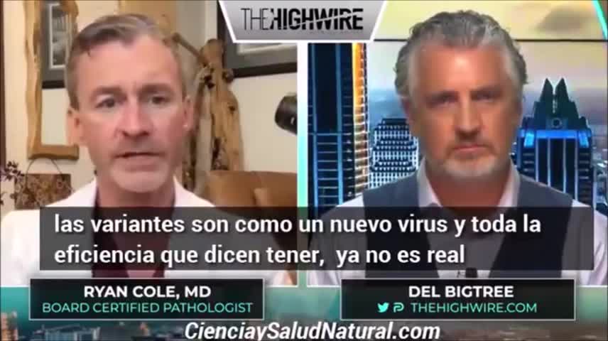 Dr. Ryan Cole. 'Hay micro coagulaciones en la sangre de los vacunados