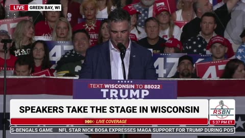 FULL SPEECH: Tony Weid Delivers Remarks in Green Bay, WI - 10/30/24