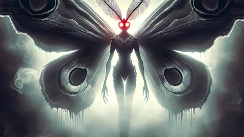 The Mothman / a mystical creature.