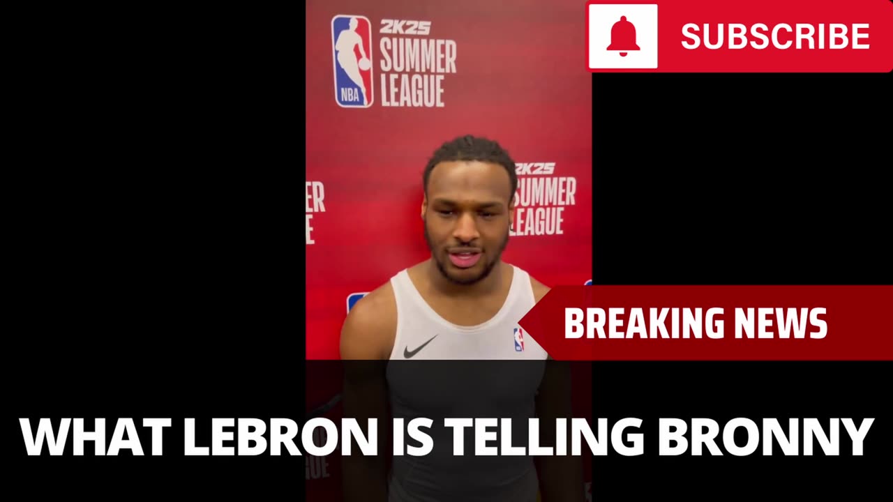 Bronny Reveals What LeBron Has Told Him Amid Struggles