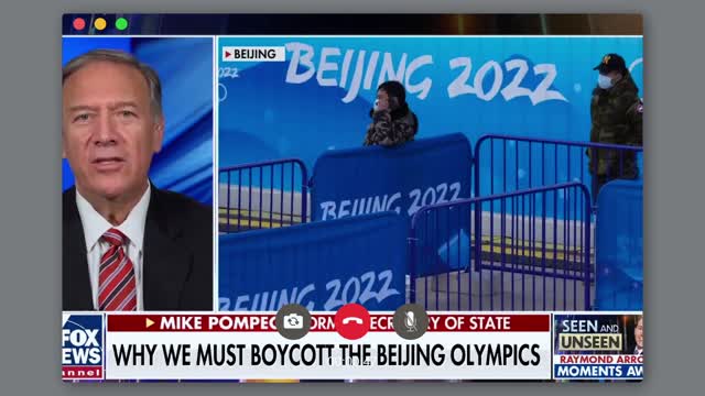 Pompeo calls for athletes to boycott Beijing Olympics