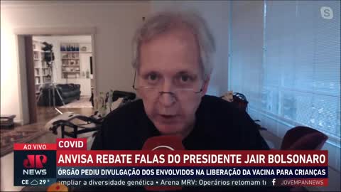 Augusto Nunes se considera meio vacinado e fala da vacina obrigatória...