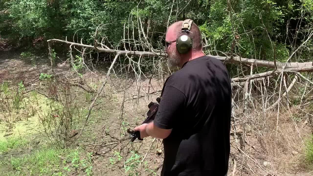 Test firing my AR Pistol Build