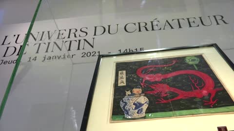 Rare Tintin art may fetch over $2.4 million