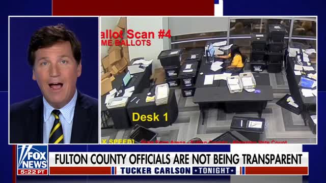 Tucker Carlson on Election Fraud in Fulton County Georgia