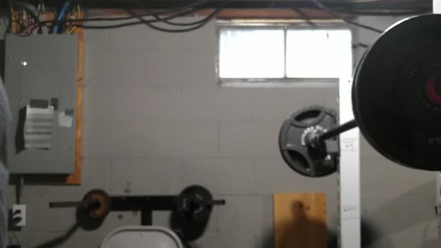 150 x 5 reps overhead press