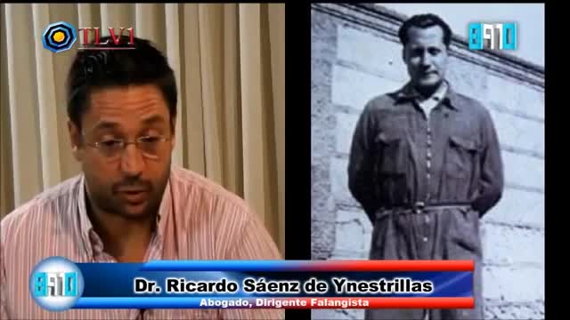 25 8910 N° 25 Ricardo Sáenz de Ynestrillas Pérez; 'La Falange tiene raíz sindica