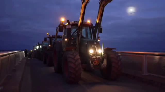 Farmers United, Nation wide Protests ERUPT Across Germany In Solidarity With the DutchThey