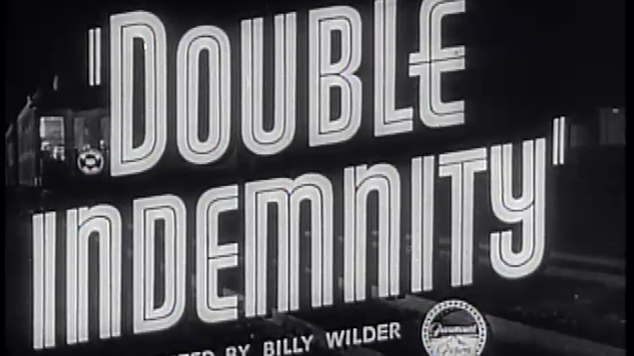 DOUBLE INDEMNITY trailer Fred MacMurray, Barbara Stanwyck, Edward G Robinson