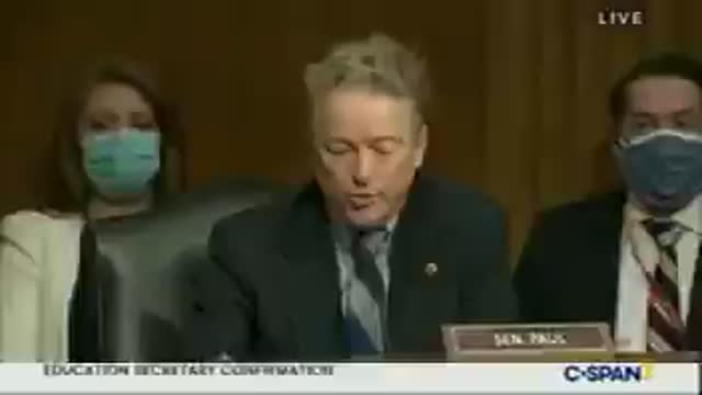 Sen Rand Paul. I think that's bizarre.