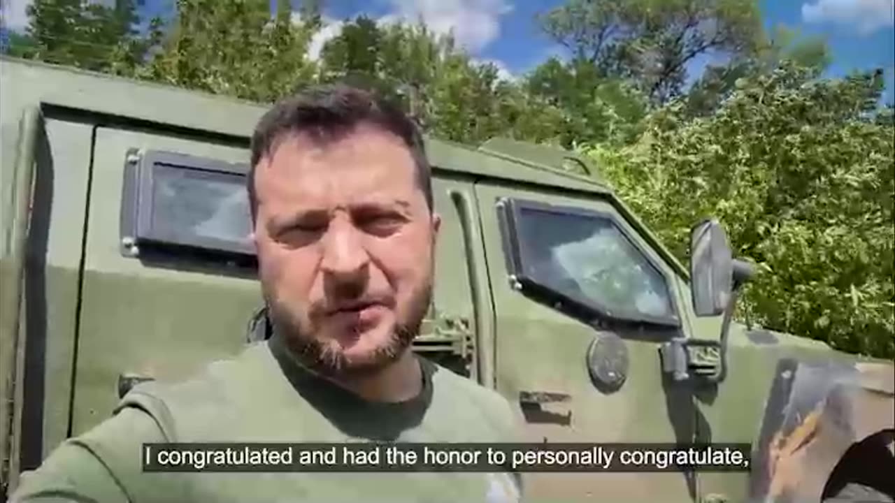 Zelenskiy: I congratulated and had the honor to personally congratulate, shake hands