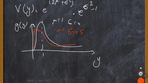 Gaussian and Log normal distribution