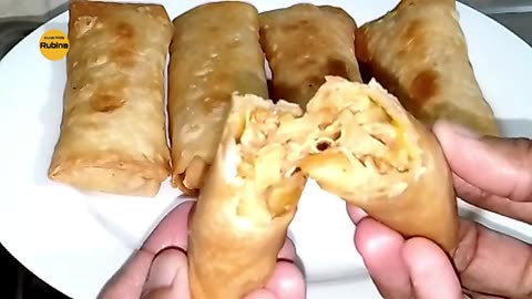 Chicken Creamy Macaroni Rolls